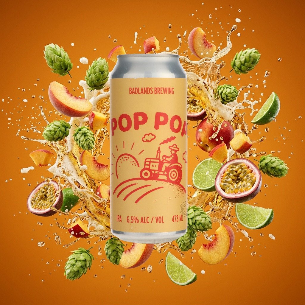 Badlands Brewing - Pop Pop (New Zealand IPA)