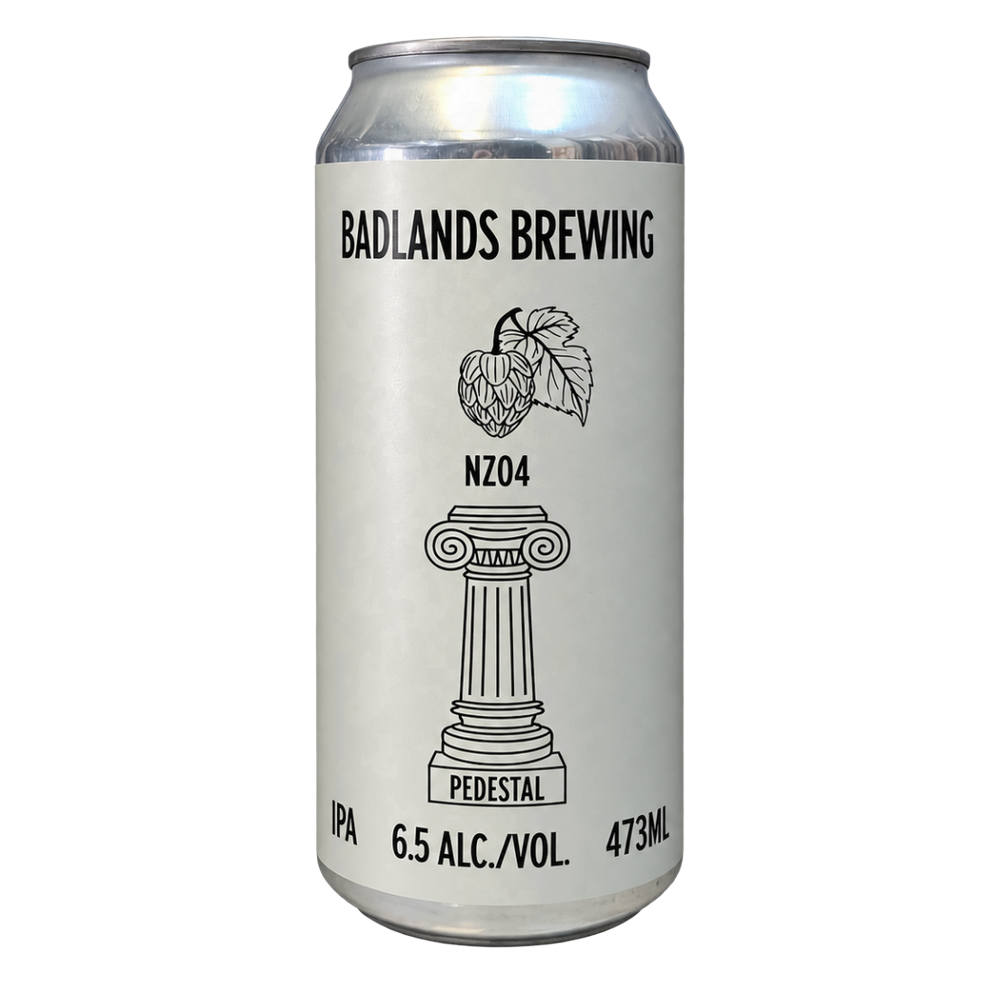 badlands_pedestal_nz04_studio_can.png Badlands Brewing - Pedestal : NZ04 (Hazy IPA)