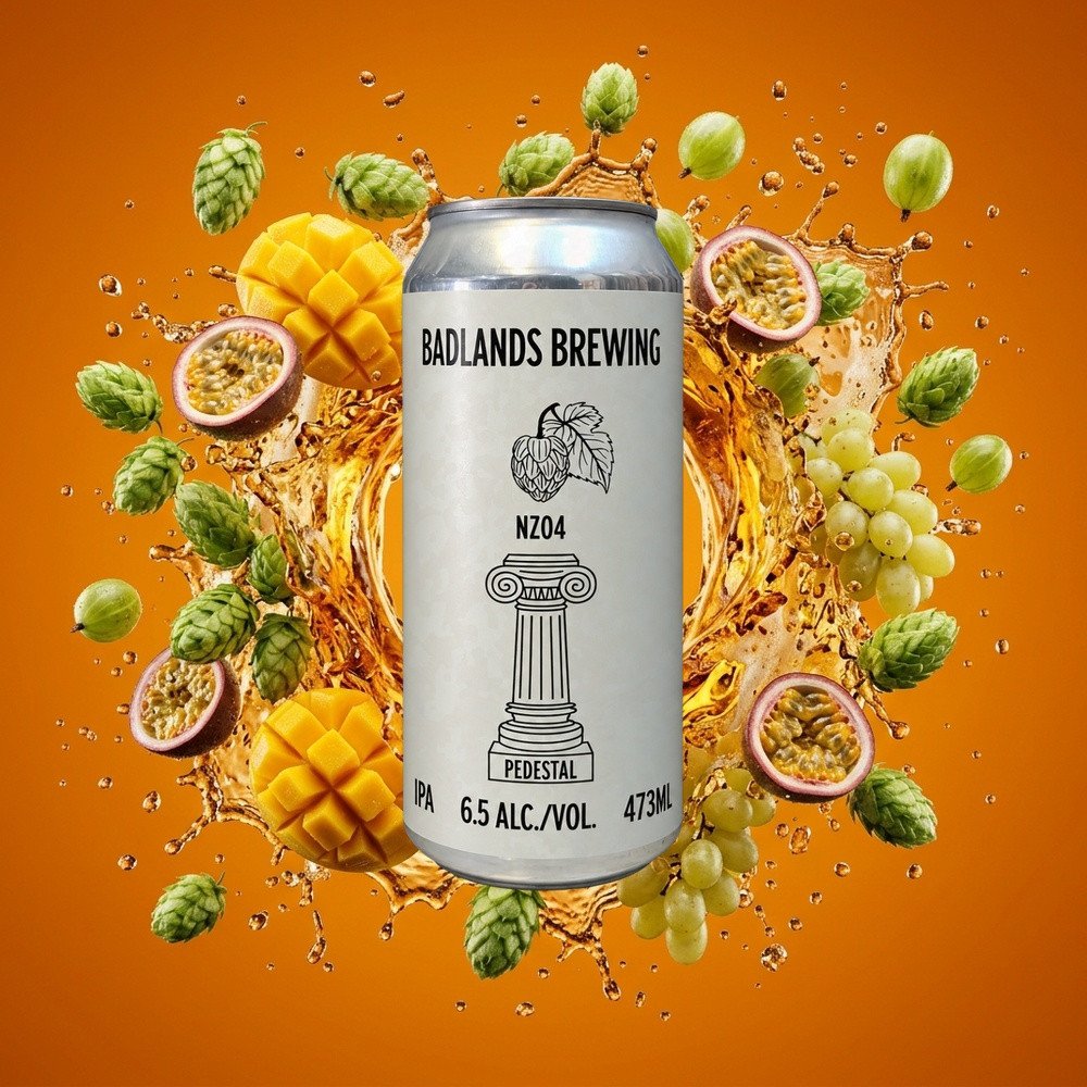 Badlands Brewing - Pedestal : NZ04 (Hazy IPA)
